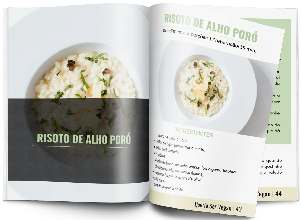 Ebook Queria Ser Vegan — visualização do conteúdo